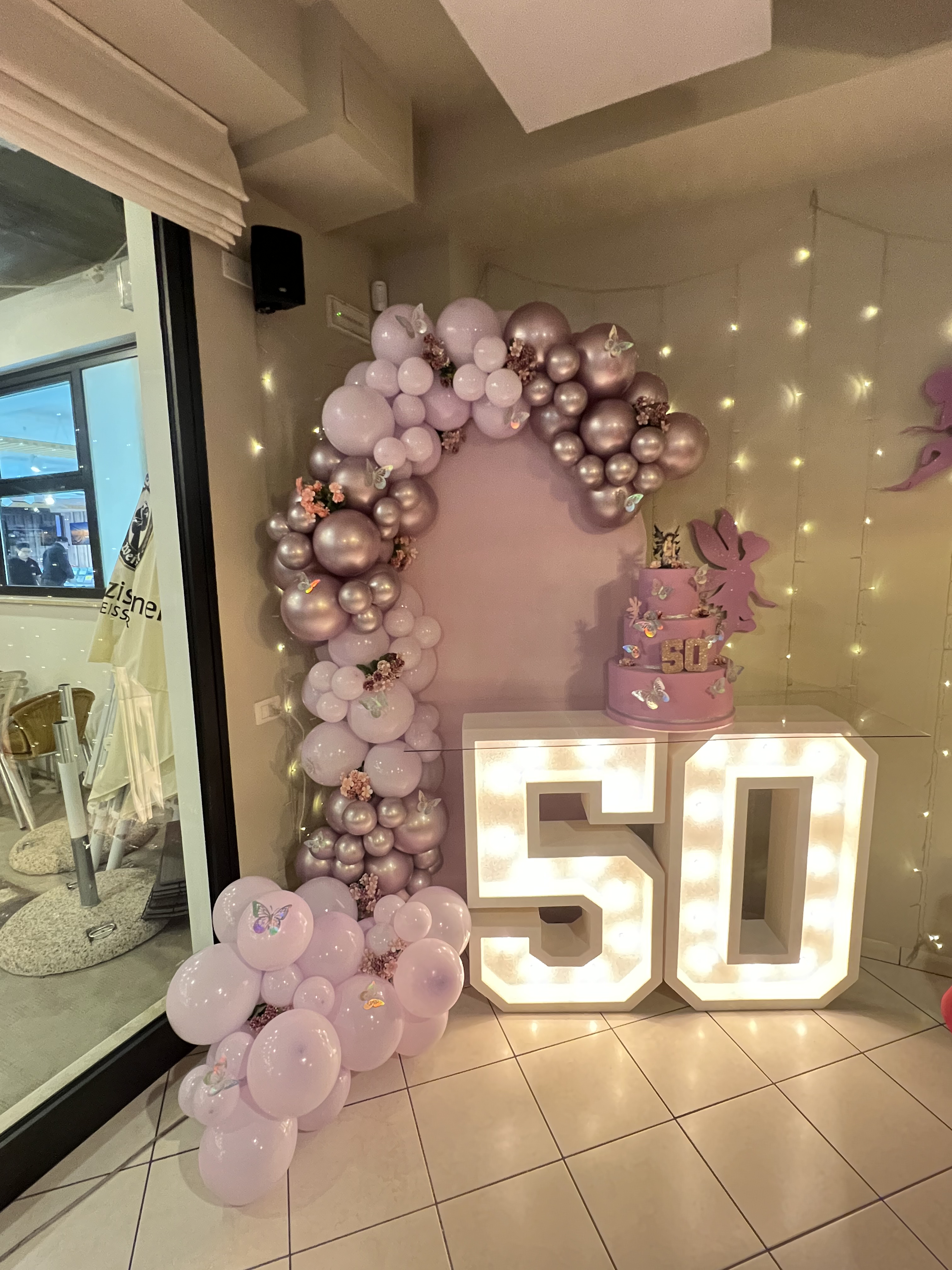 Person with Bouquette of flowers