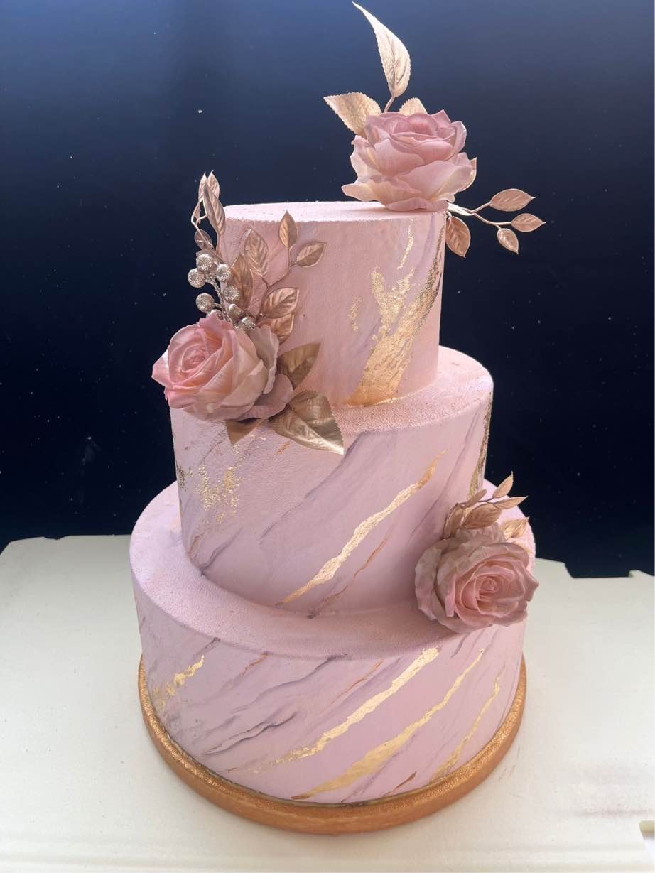 Person with Bouquette of flowers